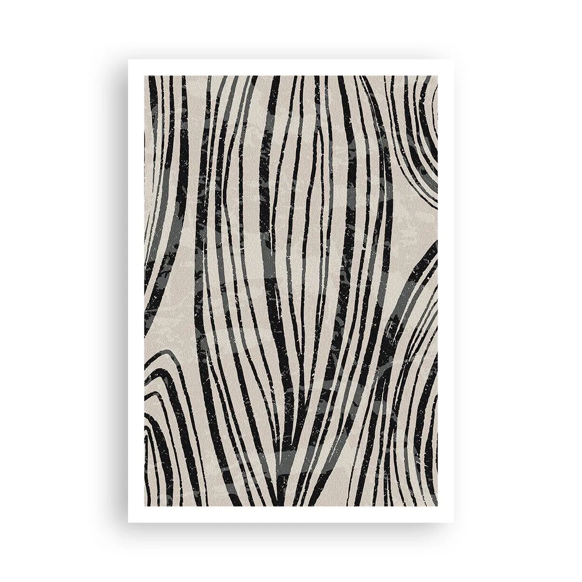 Plagát - Močiar s líniami - 70x100 cm