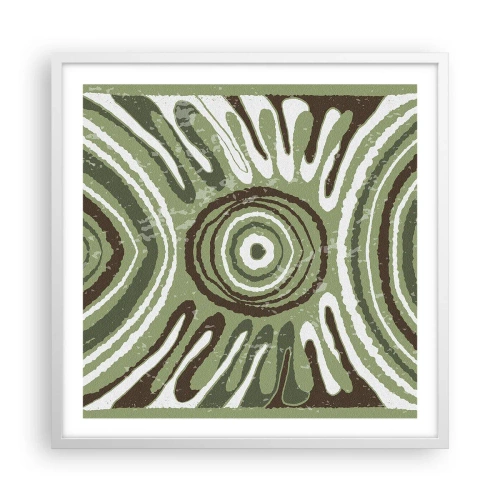 Plagát v bielom ráme - Explózia emócií - 60x60 cm