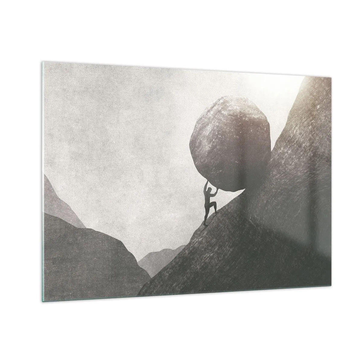 Obraz na skle - Verím, proti všetkej nádeji - 100x70 cm