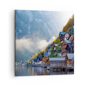 Obraz na plátne - Alpská krajina - 50x50 cm
