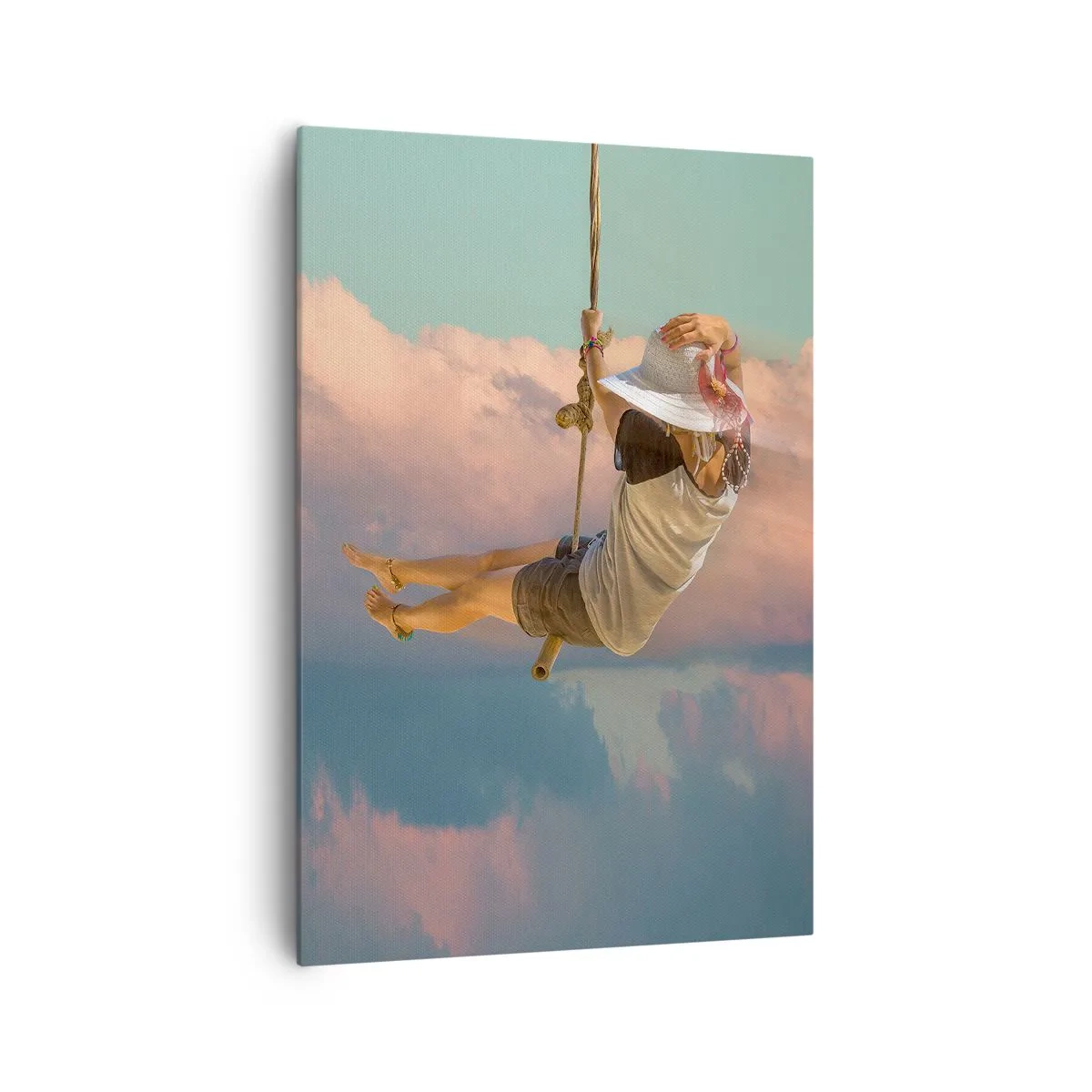 Obraz na plátne - Hra v oblakoch - 70x100 cm