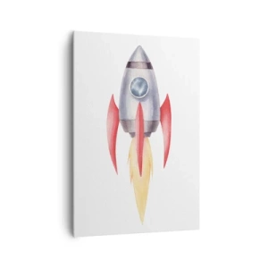 Obraz na plátne - Vyššie, rýchlejšie, ďalej - 70x100 cm