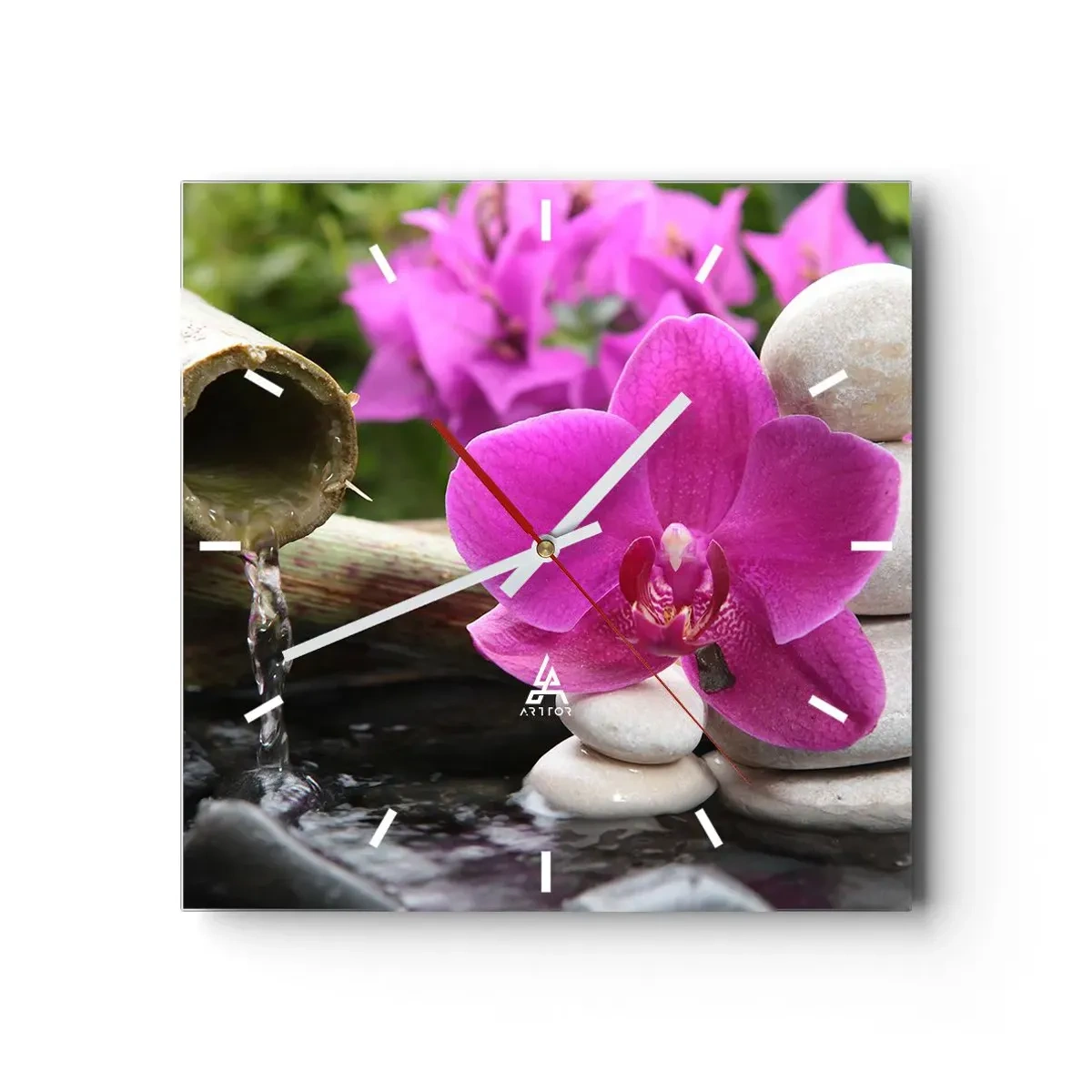 Nástenné hodiny - Už odpočívaš - 40x40 cm