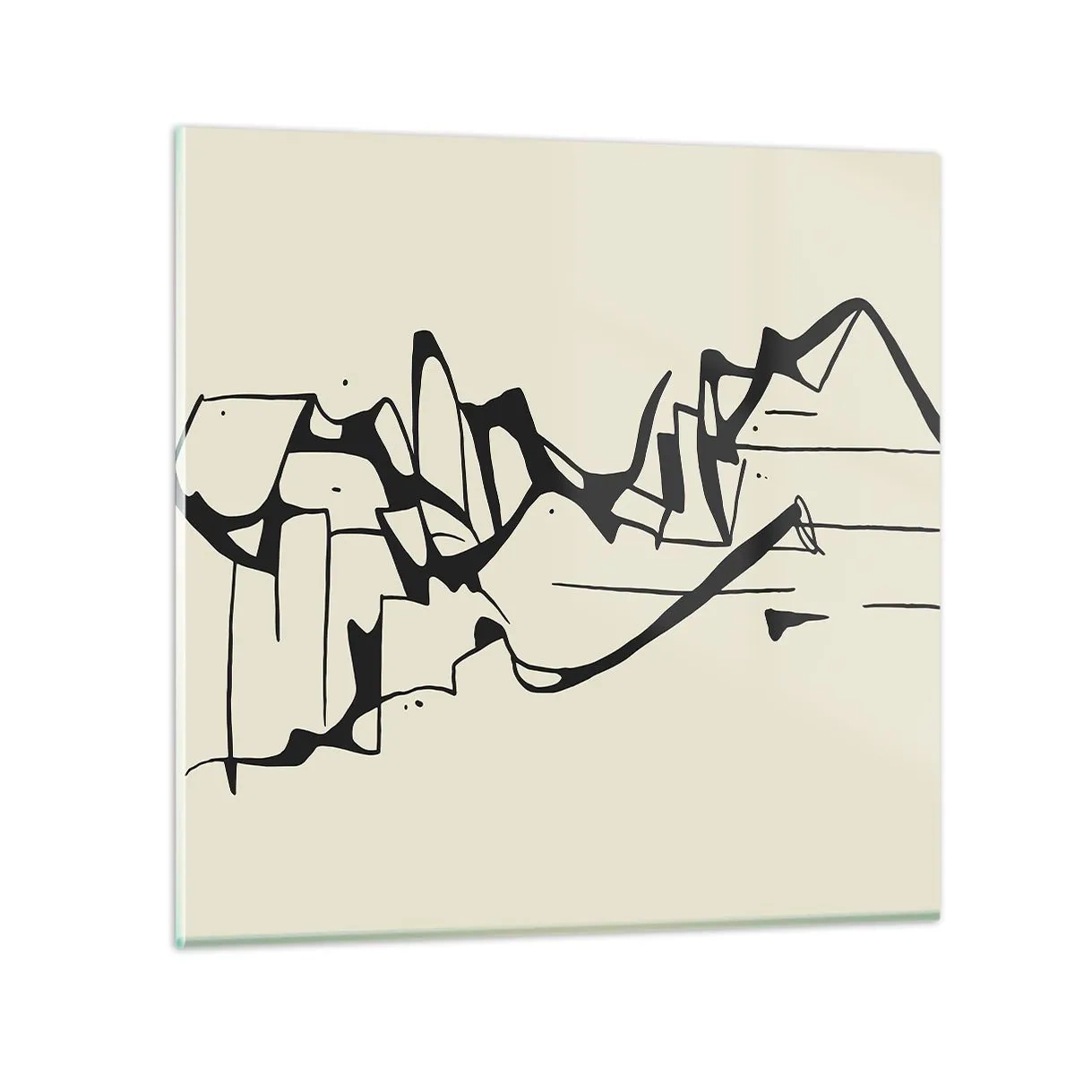 Obraz na skle - Možná krajina - 30x30 cm