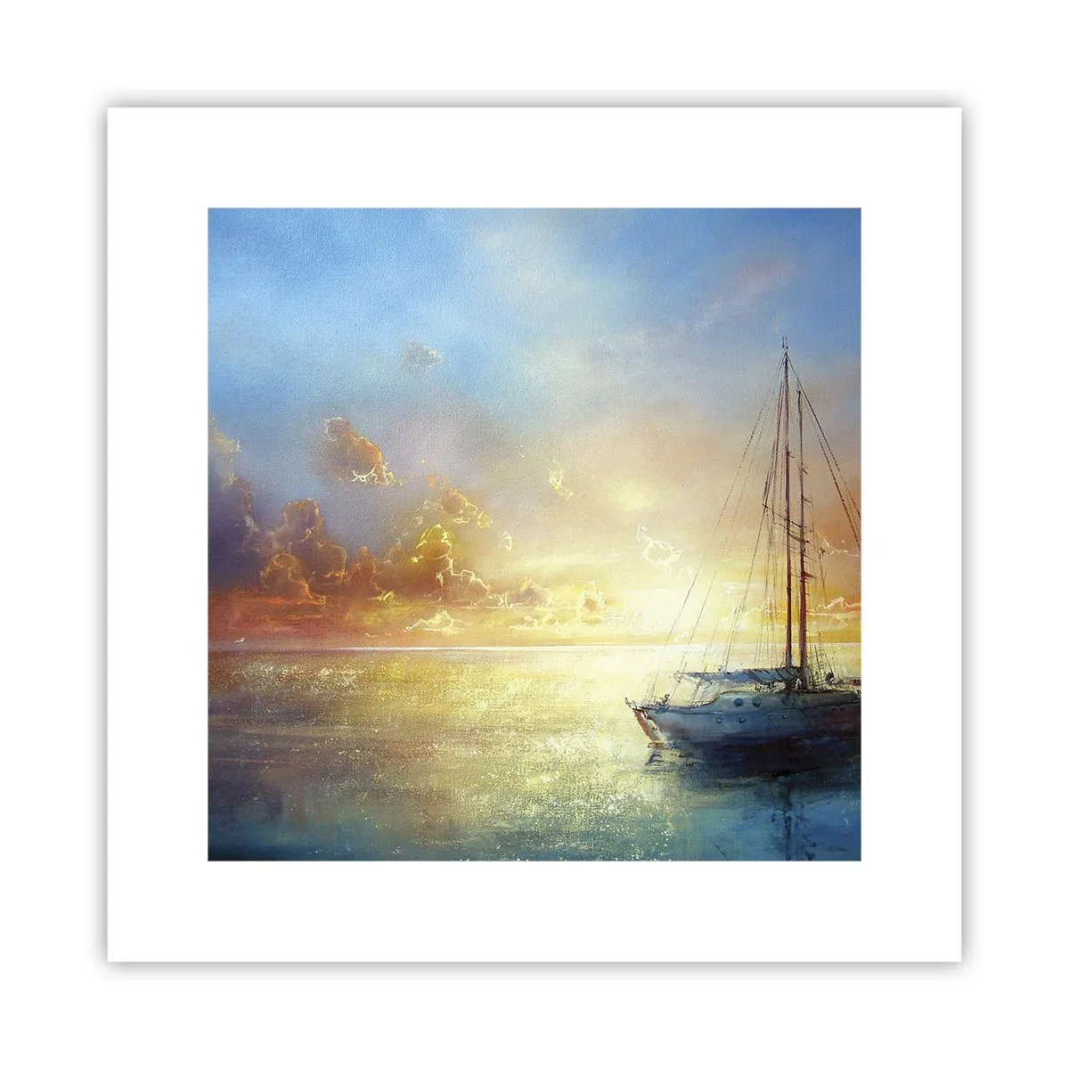 Plagát - V zlatom zálive - 30x30 cm