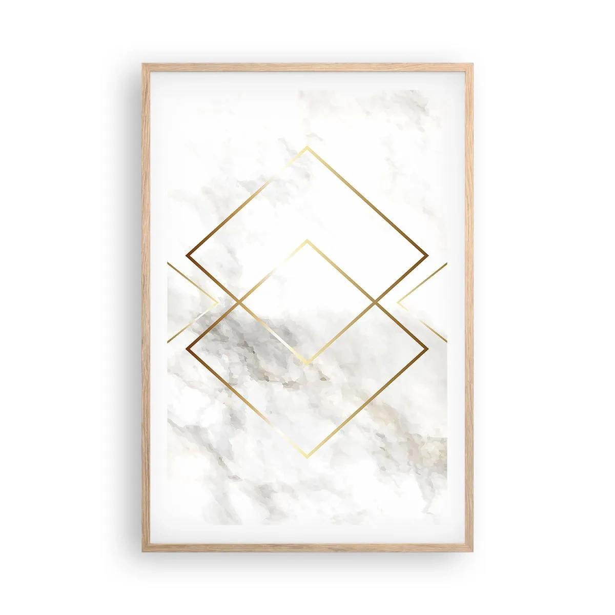 Plagát v ráme zo svetlého duba - Pohľad na nekonečno - 61x91 cm