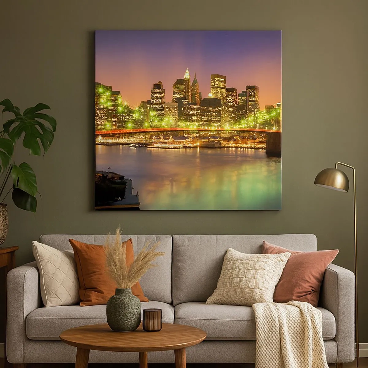 Obraz na plátne - Tu svetlo nikdy nezhasne - 30x30 cm