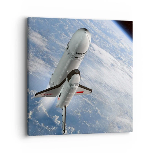 Obraz na plátne - Vesmírne nanebovstúpenie - 40x40 cm