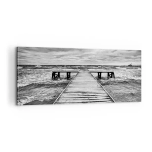 Obraz na plátne - Čakám na vietor, čo rozfúka… - 100x40 cm