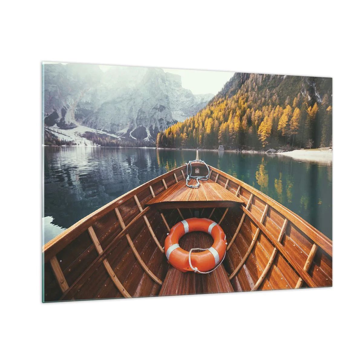 Obraz na skle - Horská túra - 100x70 cm