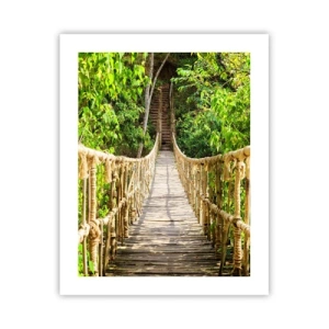 Plagát - Zavesený v zelenej - 40x50 cm