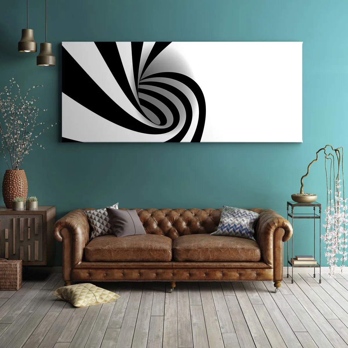 Obraz na plátne - A predsa sa točí - 140x50 cm