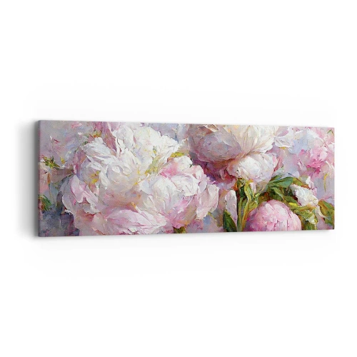 Obraz na plátne - Kytica prekypujúca životom - 90x30 cm