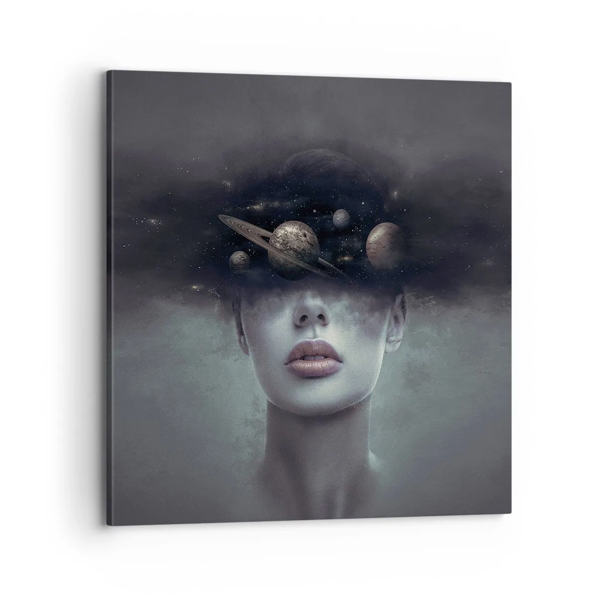 Obraz na plátne - A planéty… - 70x70 cm