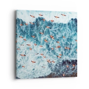 Obraz na plátne - Prímorský sprievod - 40x40 cm