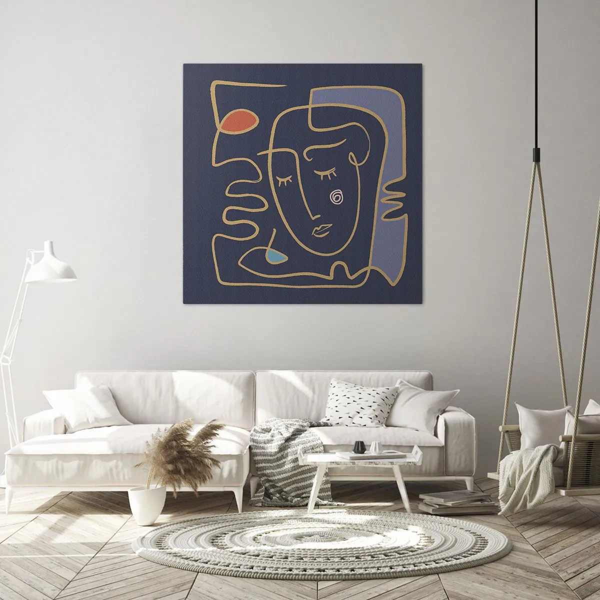 Obraz na plátne - V zádumčivosti - 70x70 cm