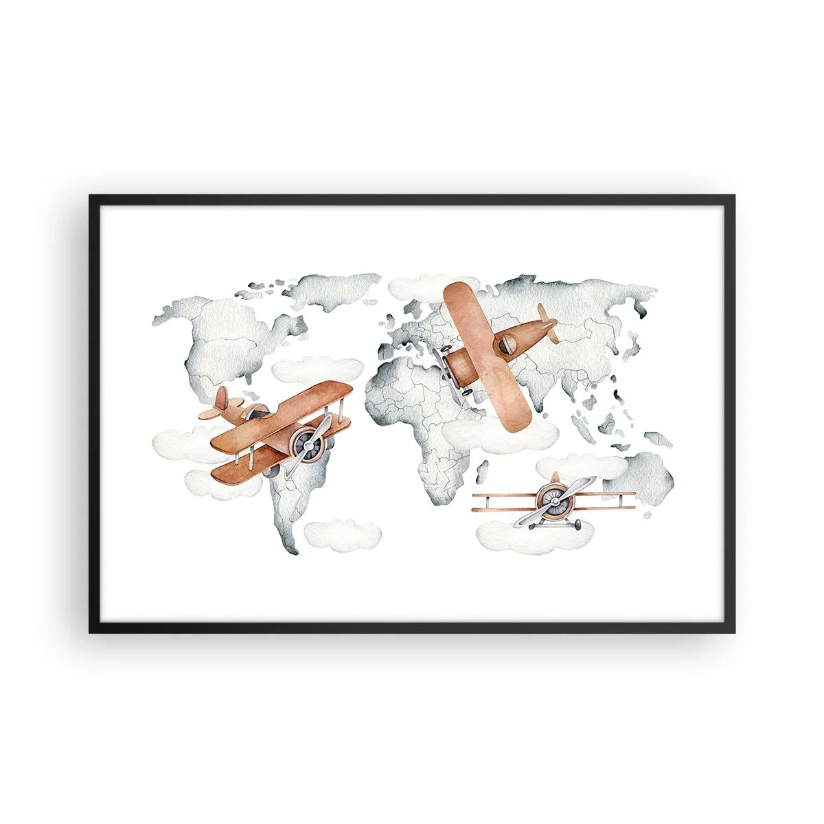 Plagát v čiernom ráme - V priekopníckom duchu - 91x61 cm