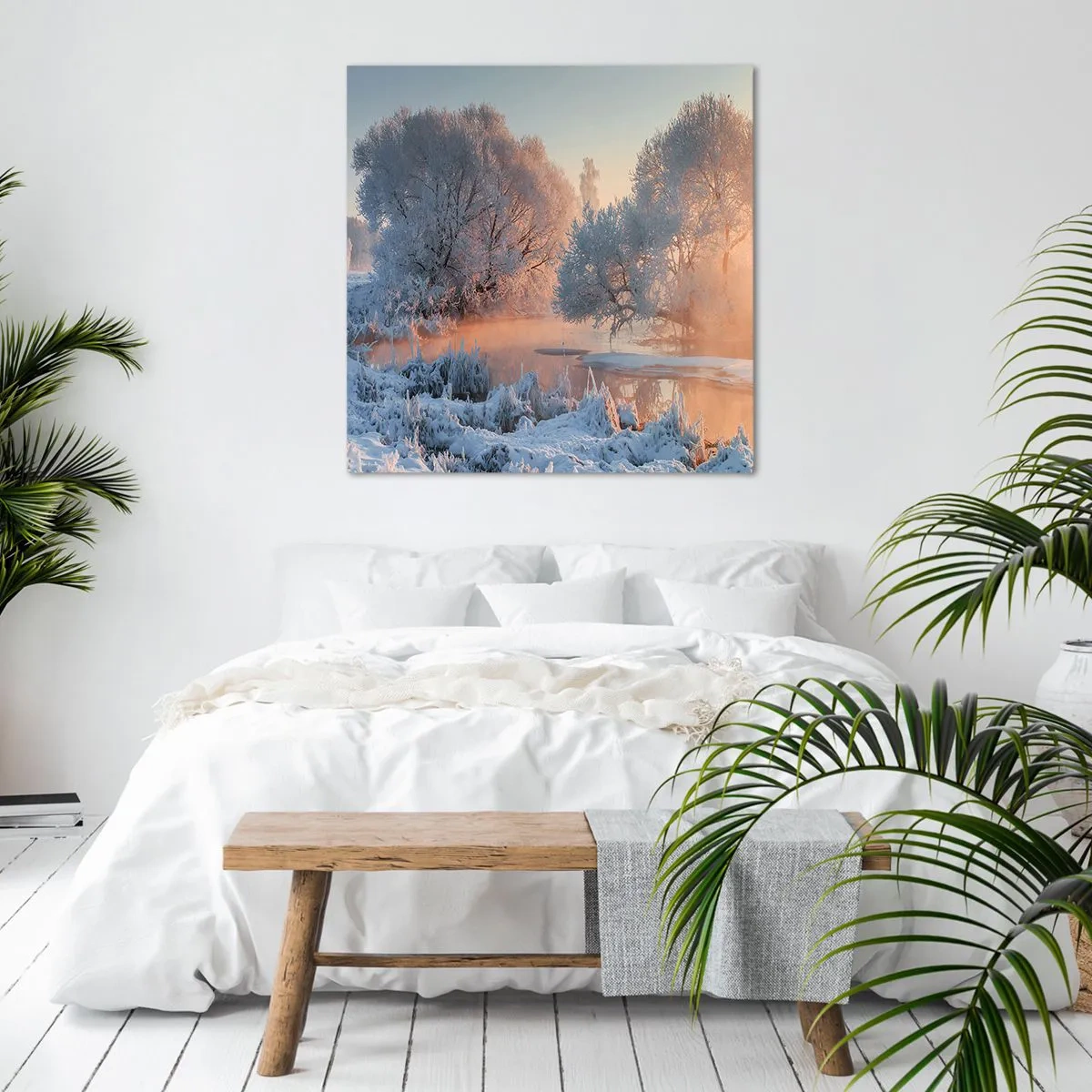 Obraz na plátne - Všetko sa leskne v slnečnom kryštáli - 60x60 cm