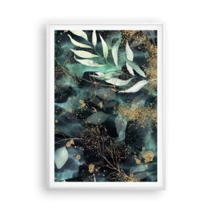 Plagát v bielom ráme - Kúzelná záhrada - 70x100 cm