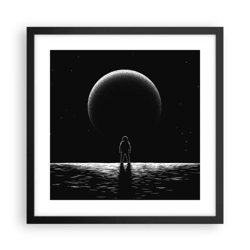 Plagát v čiernom ráme - Tvári v tvár - 40x40 cm