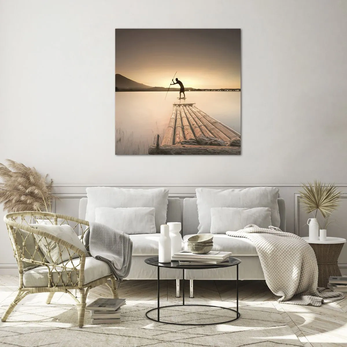 Obraz na skle - Pred odpočinkom - 70x70 cm