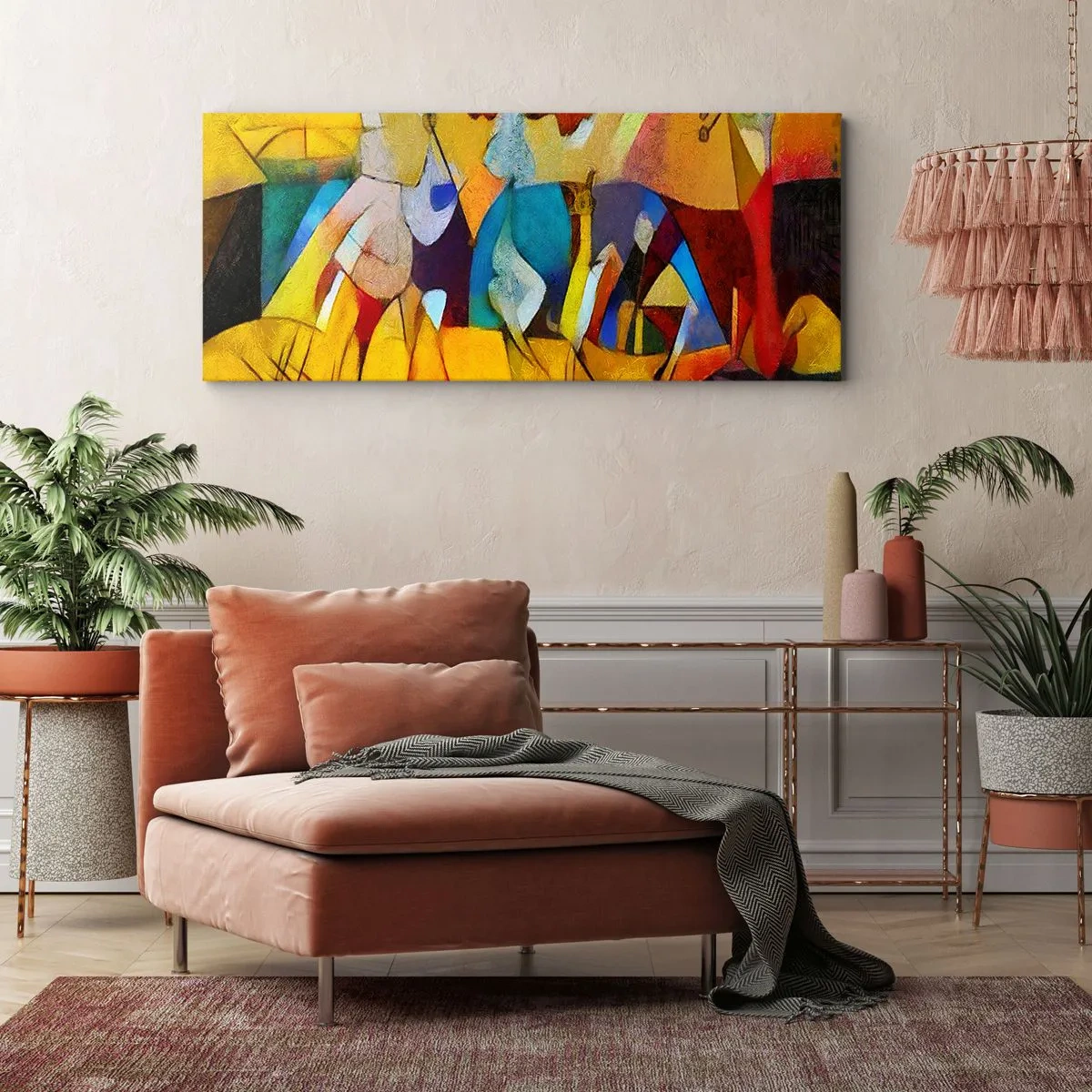 Obraz na plátne - Slnko - život - radosť - 100x40 cm