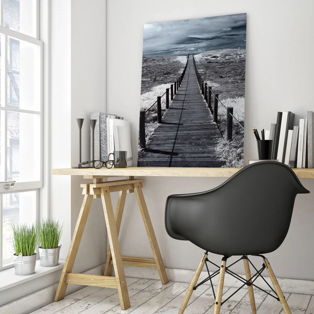 Obraz na skle - Na samotný breh - 50x70 cm