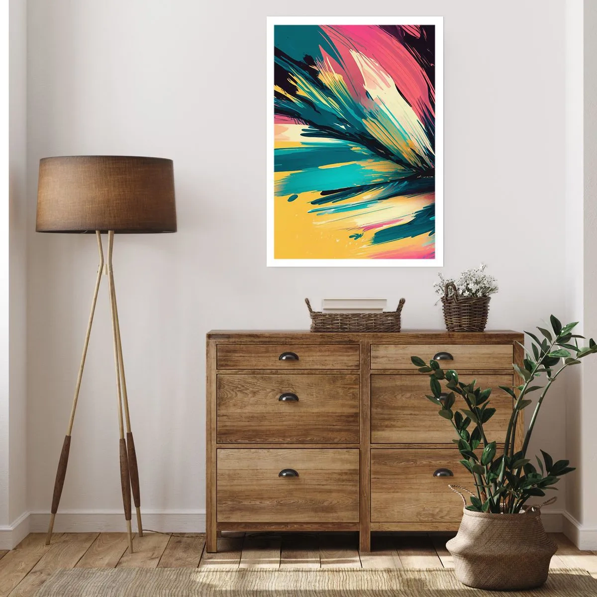 Plagát - Kompozícia – explózia radosti - 61x91 cm