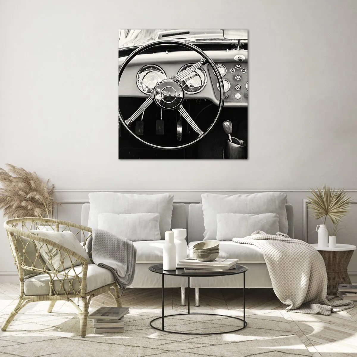 Obraz na skle - Sen zberateľov - 70x70 cm