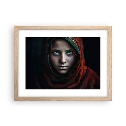 Plagát v ráme zo svetlého duba - Východná princezná - 40x30 cm