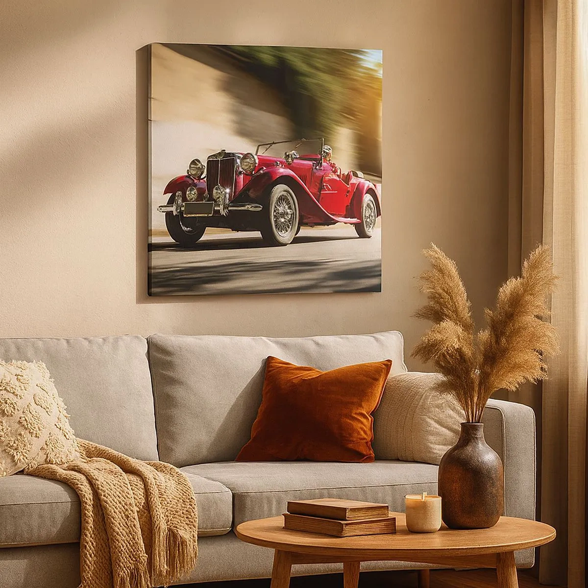 Obraz na plátne - Krajšia ako Níke Samotrácka - 30x30 cm