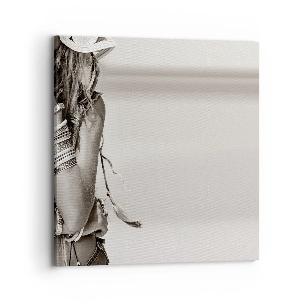 Obraz na plátne - Ako dievča - 70x70 cm