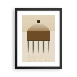 Plagát v čiernom ráme - Rôzne stavy - 30x40 cm