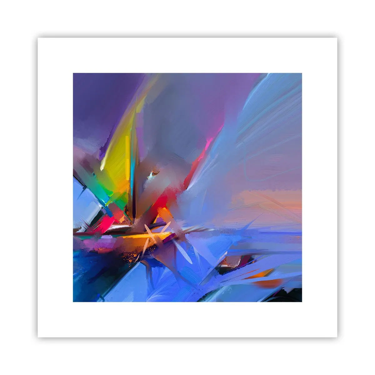 Plagát - Preletela ako vták - 30x30 cm