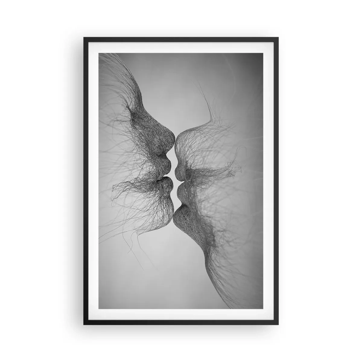 Plagát v čiernom ráme - Bozk vetra - 61x91 cm
