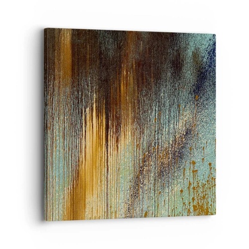 Obraz na plátne - Nenáhodná farebná kompozícia - 30x30 cm
