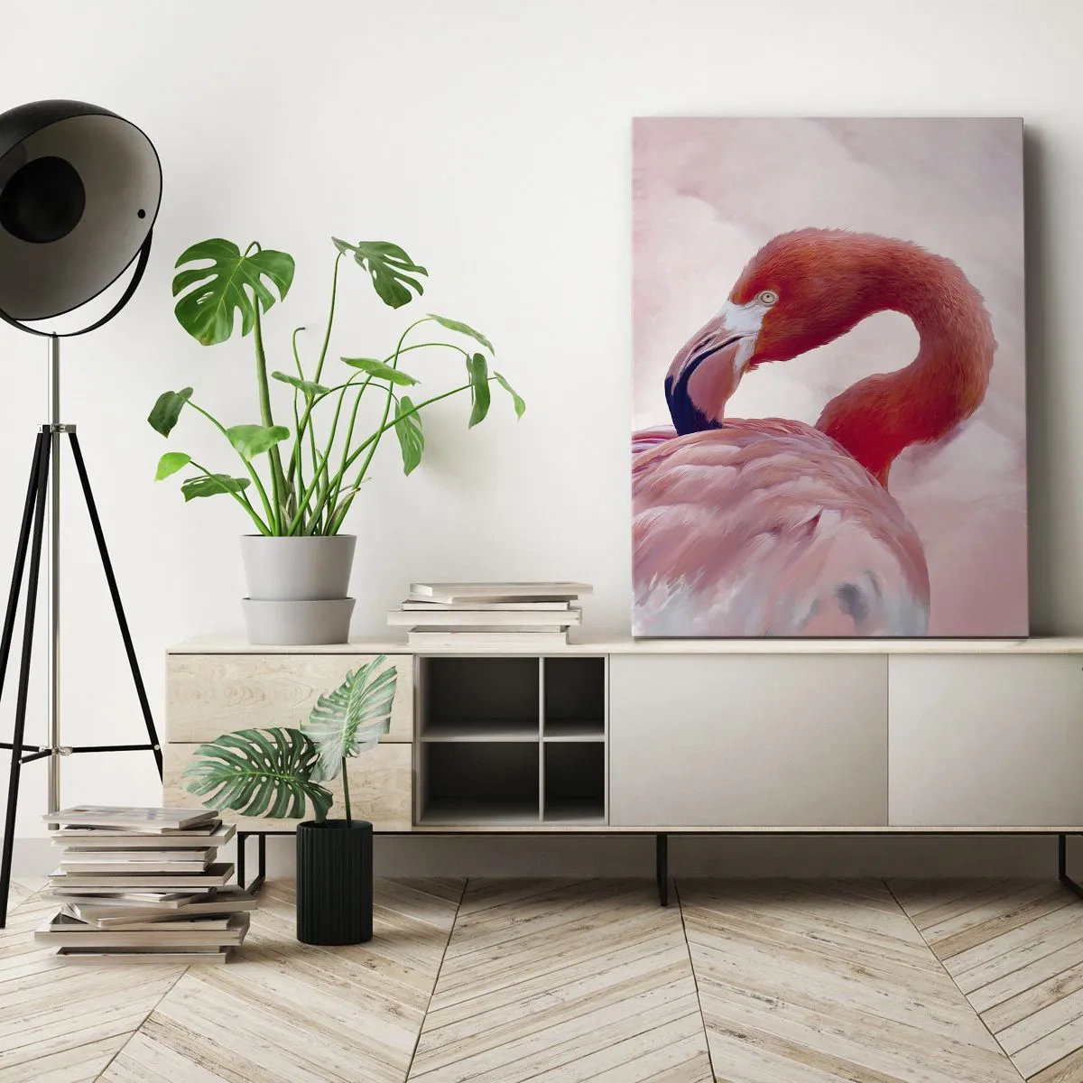 Obraz na plátne - Vtáčia krása - 45x80 cm