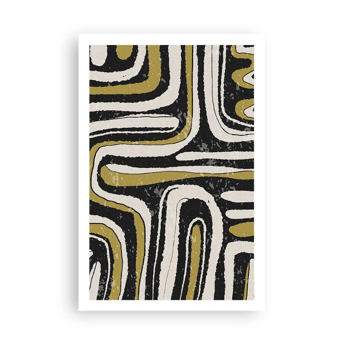 Plagát - Kompozícia: trakty a uličky - 61x91 cm