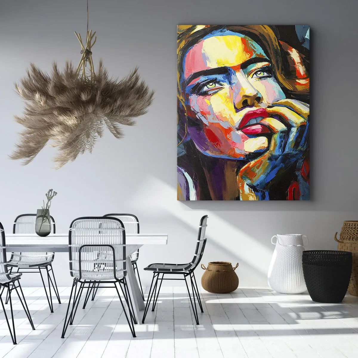 Obraz na plátne - Sny, ako vtáky letia oblohou - 45x80 cm