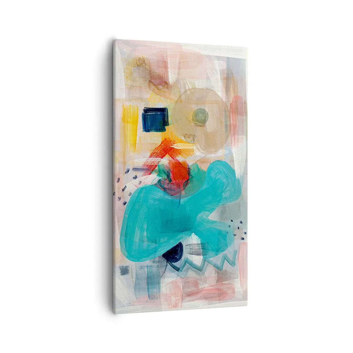 Obraz na plátne - Farebná hra - 55x100 cm