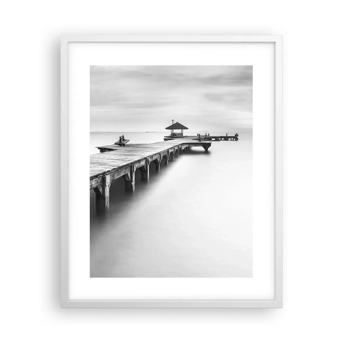 Plagát v bielom ráme - Ďaleko od nás - 40x50 cm