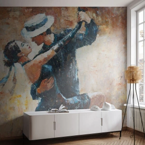 Fototapeta Premium Sand - A la Rudolf Valentino - Abstrakcia, Tancujte, Tango - 450x315 cm
