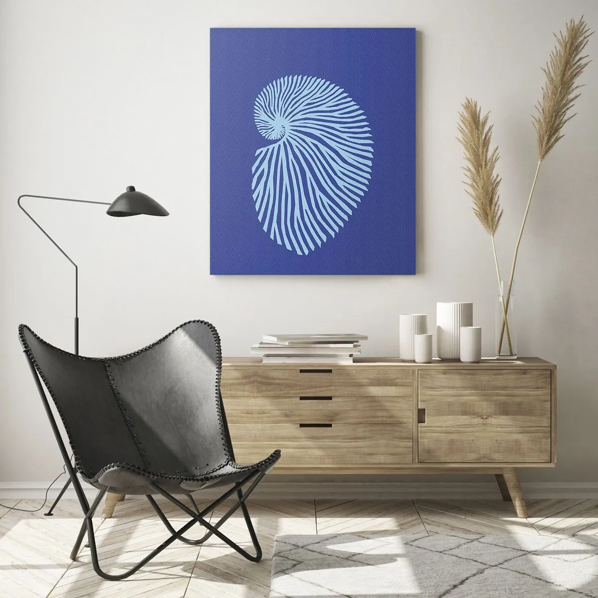 Obraz na skle - Zrodenie mušle - 50x70 cm
