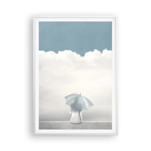 Plagát v bielom ráme - Na hrane reality a snov - 70x100 cm