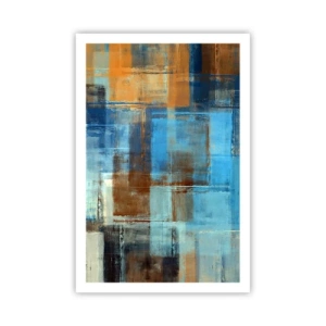 Plagát - Cez modrý závoj - 61x91 cm