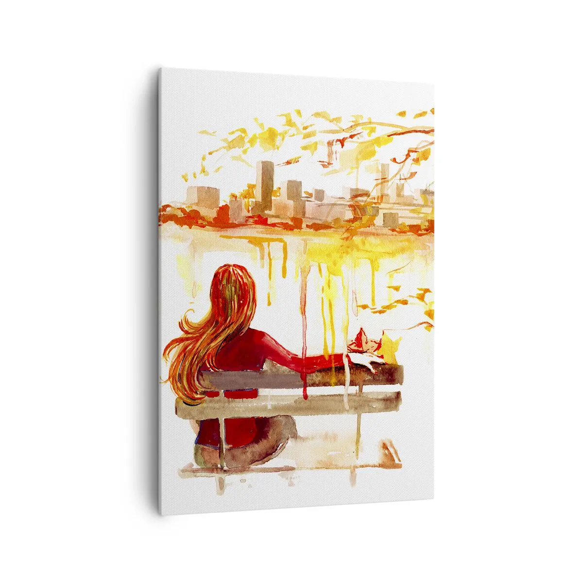 Obraz na plátne - Okamih zamyslenia - 70x100 cm