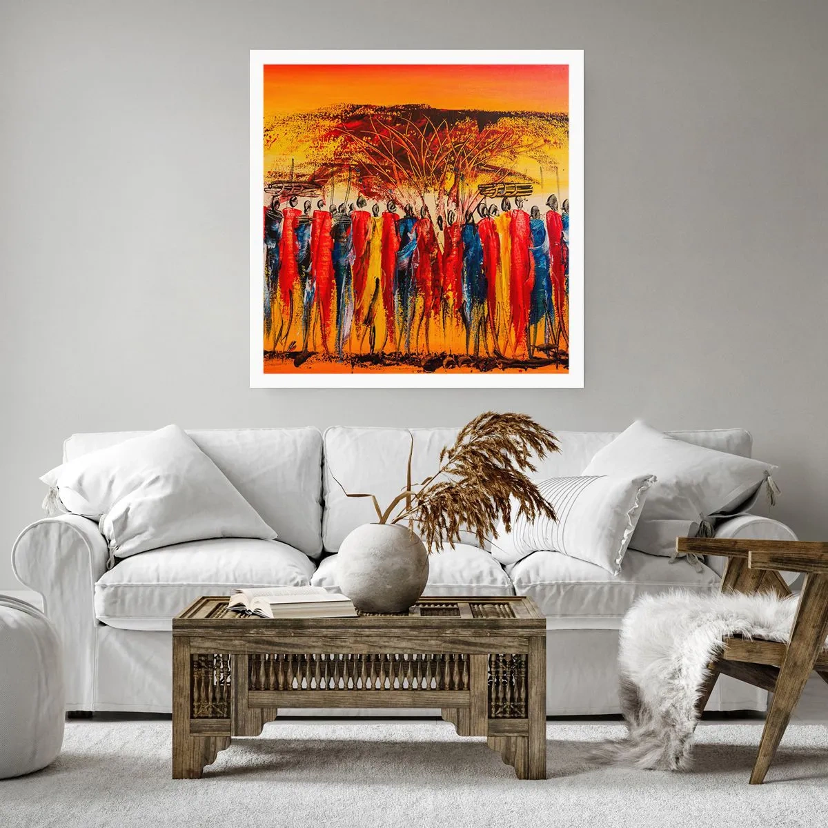 Plagát - Tam, tam, tam, tam idú - 60x60 cm