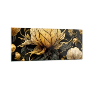 Obraz na skle - Jemná krehkosť - 100x40 cm