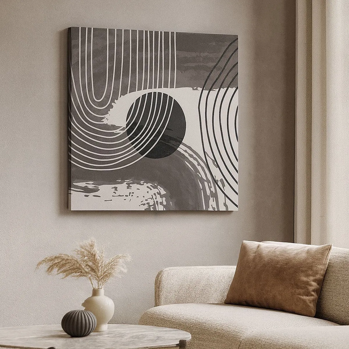 Obraz na plátne - Ovál víťazí - 30x30 cm