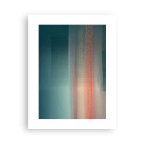 Plagát - Abstrakcia: vlny svetla - 30x40 cm